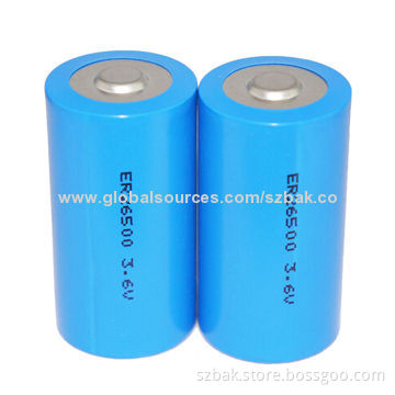 Lithium Sulfurous Batteries with 3.6V, 9,000mAh, Can Work in -40 to 80°C